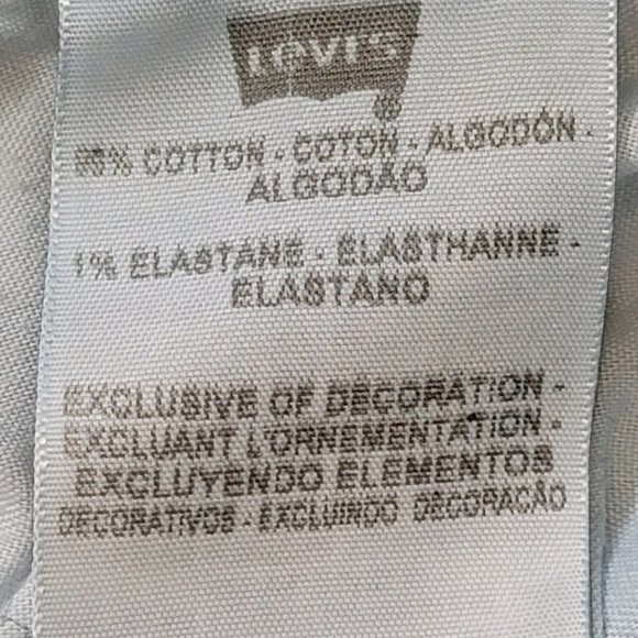 Levi's 515 Bootcut Men's Blue Denim Jeans - Size 4 Regular Fit - Picture 6 of 14